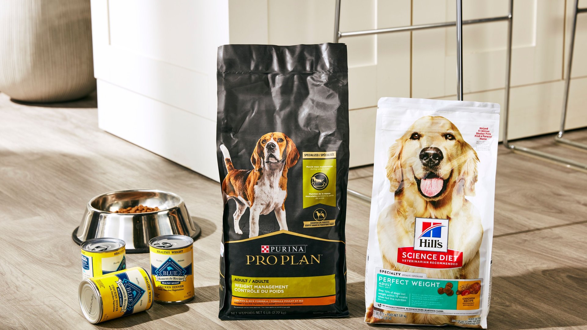 What is the difference between weight loss dog food and regular dog food?